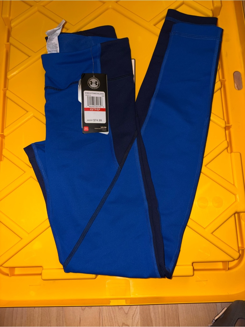 Under Armour Royal Blue and Navy Performance Leggings